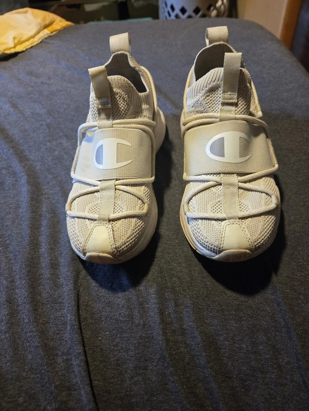 Champion Womens Athletic Sneakers - White/Grey
